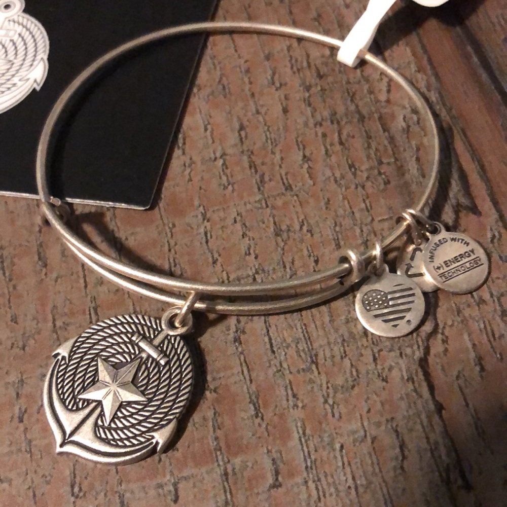 Alex And Ani Silver Bracelet - Anchor - Picture 3 of 5